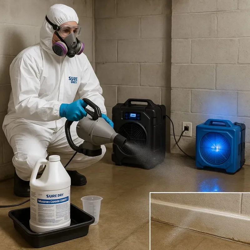 Sanitization and Odor Removal process in Centreville, IL