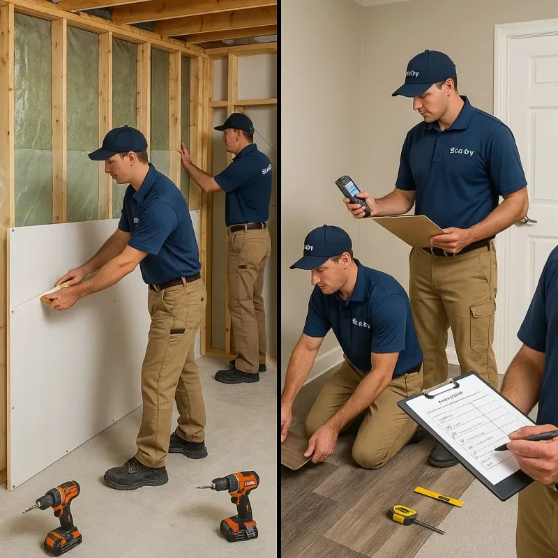 Repairs and Reconstruction process in Centreville, IL